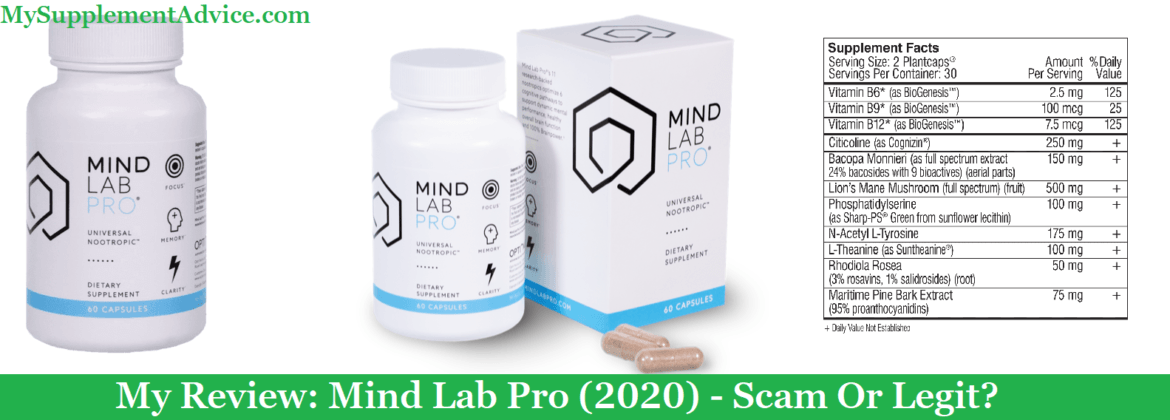 My Review: Mind Lab Pro (Ingredients, Side Effects & Price) – Scam Or Does It Work?