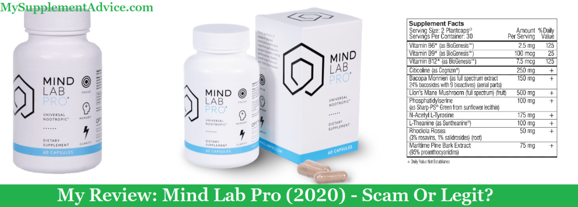 My Review: Mind Lab Pro (Ingredients, Side Effects & Price) - Scam Or ...