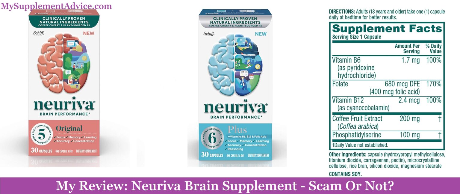 My Review: Neuriva Brain Supplement (2020) - Scam Or Not? - My ...
