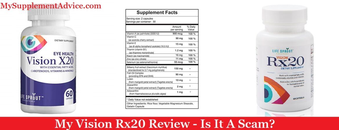 My Vision Rx20 Review (2023) – Is It A Scam?