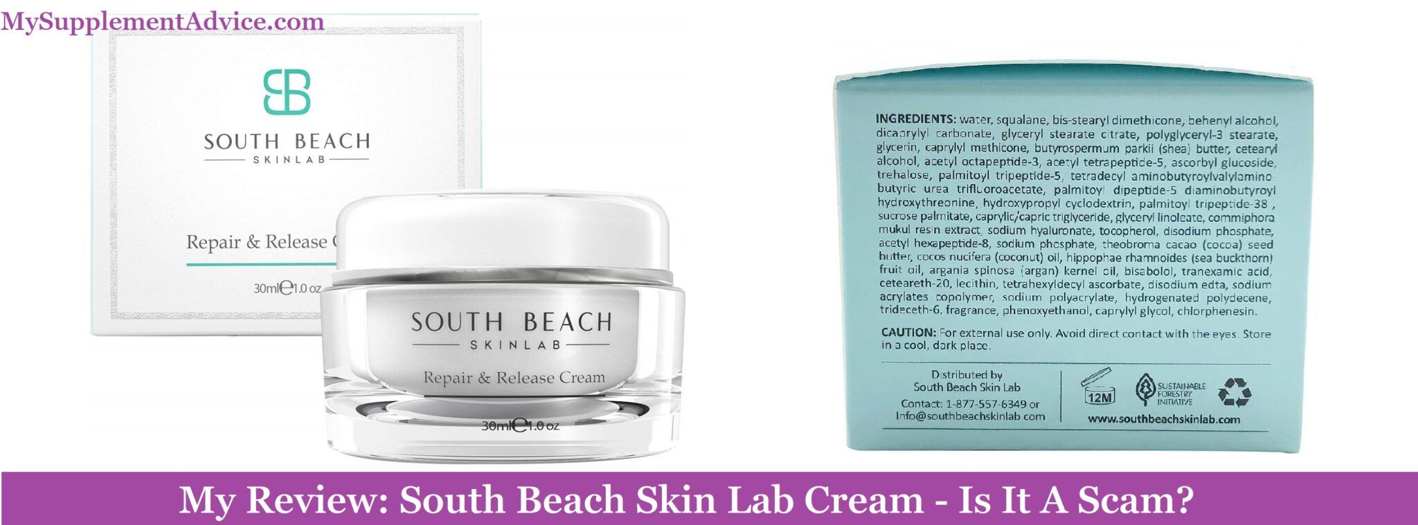 My Review: South Beach Skin Lab Cream (Repair & Release) - Is It A Scam ...