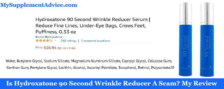 Is Hydroxatone 90 Second Wrinkle Reducer A Scam? My Review (2023)