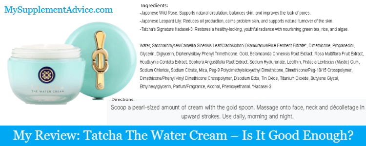 My Review: Tatcha The Water Cream (2022) – Is It Good Enough?
