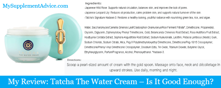 My Review: Tatcha The Water Cream (2023) – Is It Good Enough?