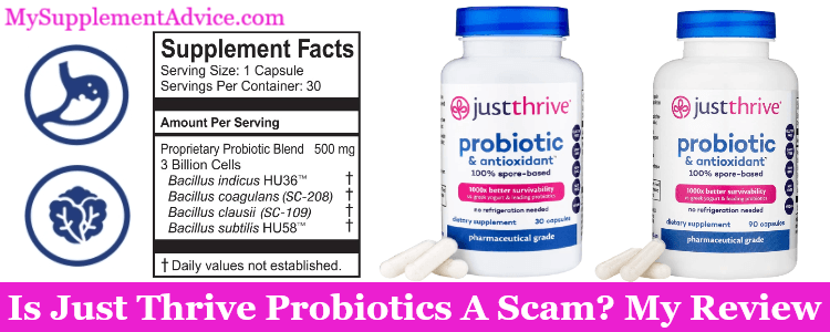Is Just Thrive Probiotics A Scam? My Review (2023)