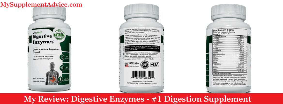 My Review: Digestive Enzymes (2022) – Best Digestion Supplement