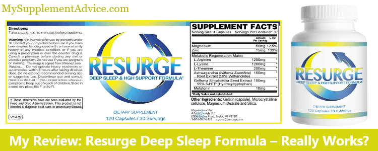 My Review: Resurge Deep Sleep Formula (2023) – Really Works?