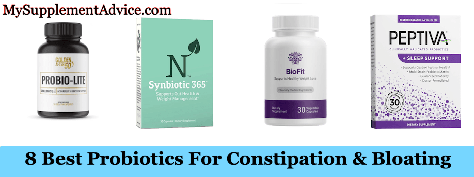 9 Best Probiotics For Constipation & Bloating (2022)