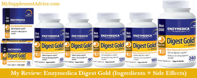 My Review: Enzymedica Digest Gold (Ingredients + Side Effects)