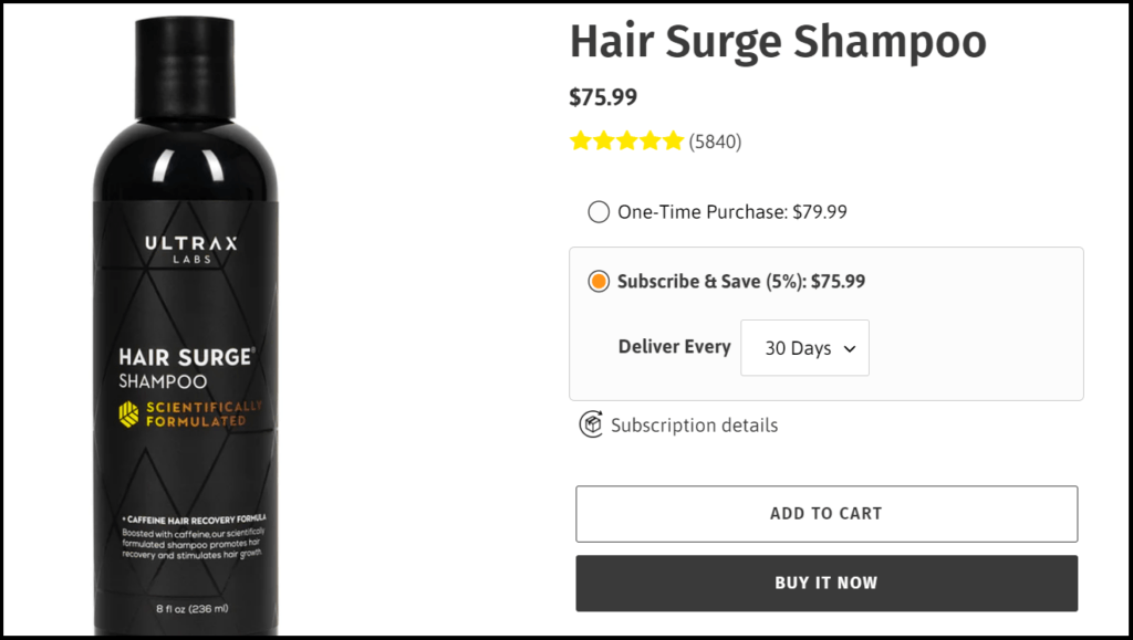My Review Ultrax Labs Hair Surge Shampoo Do Its Ingredients Work